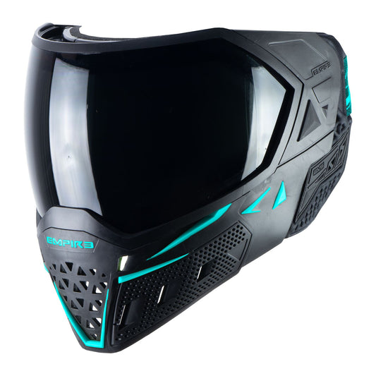 Empire EVS Enhanced Vision System Goggle - Black/Aqua - includes 2 lenses