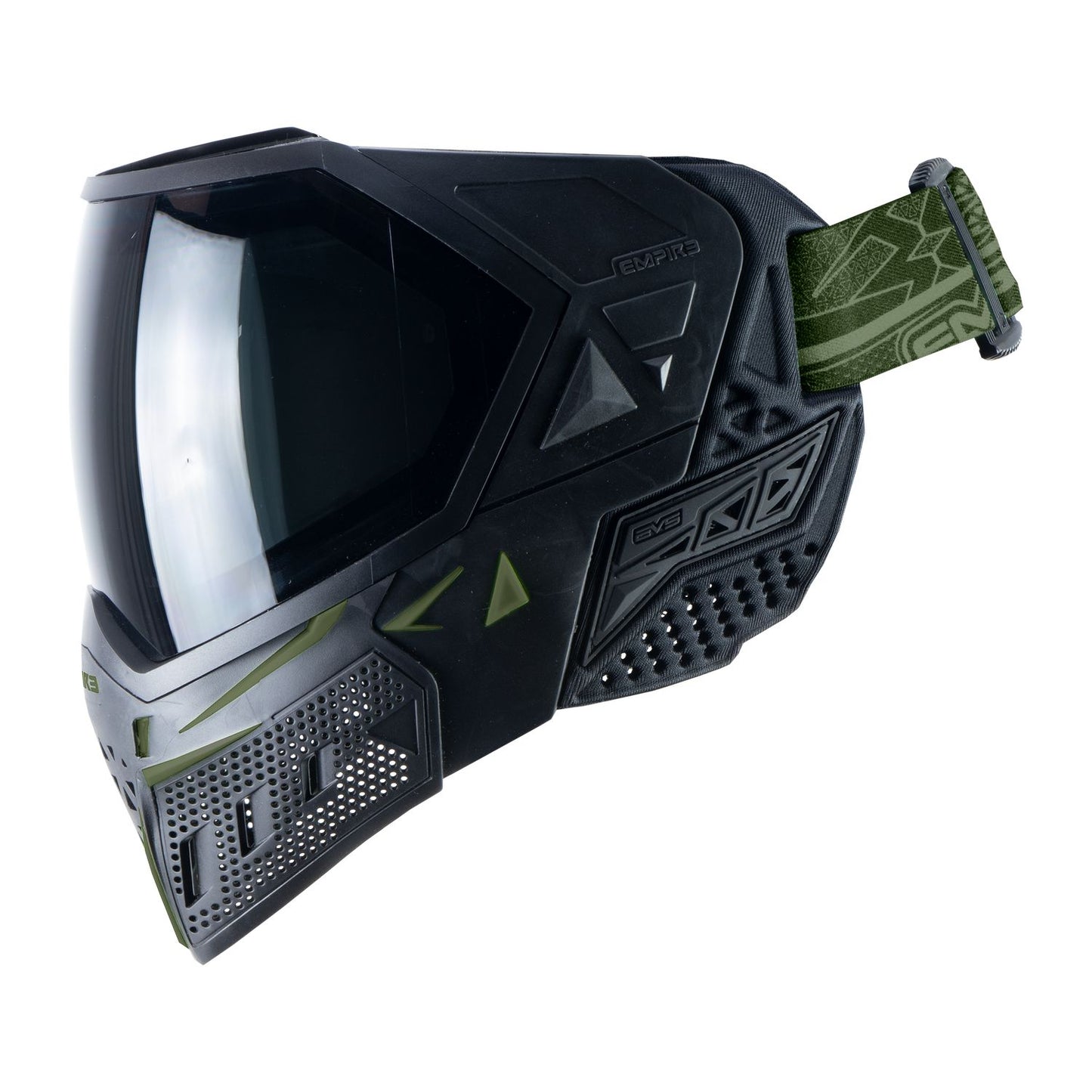 Empire EVS Enhanced Vision System Goggle - Black/Olive - includes 2 lenses