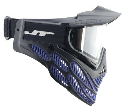 JT USA Flex 8 SE Paintball Goggle - Black/Blue with clear thermal