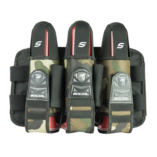 Social Paintball Grit Pack Harness - Woodland Camo