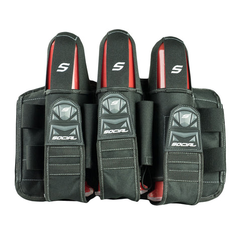 Social Paintball Grit Pack Harness - Stealth Black