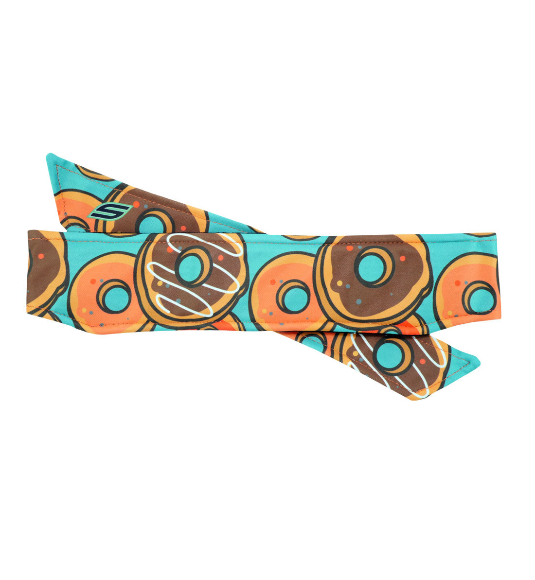 Social Paintball Grit Deluxe Long Tie Headband - Donuts - Social Paintball