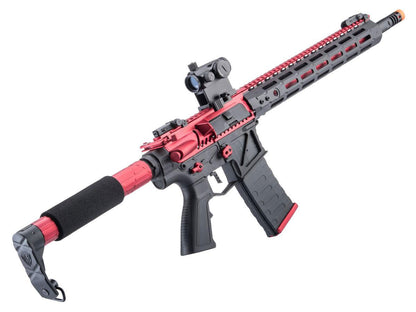 APS Ghost Patrol Red Phantom eSilverEdge M4 Airsoft AEG Rifle w/ SDU2.0 ECU Chip (Model: 400 FPS)
