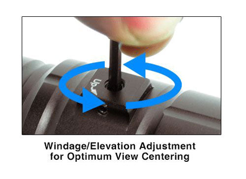 UTG 3x Magnifier w/ Flip-to-Side QD Mount - W/E Adjustable