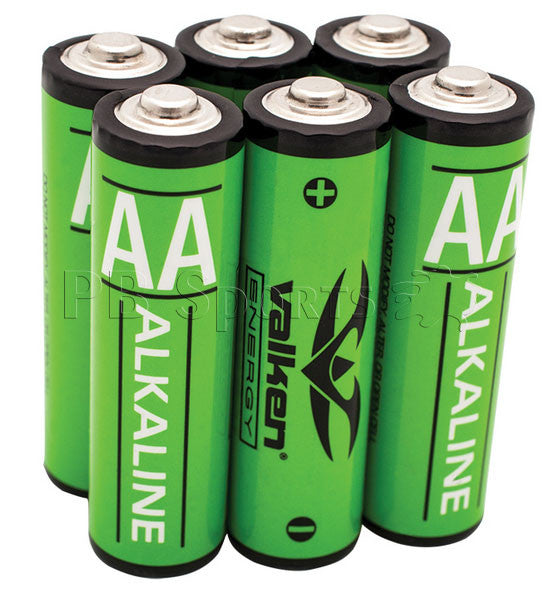 Valken Energy Paintball AA Alkaline Battery - Pack of 6 - Valken Paintball