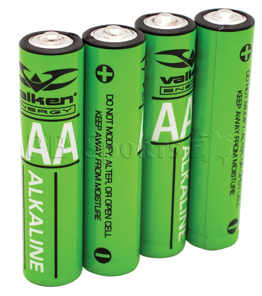 Valken Energy Paintball AAA Alkaline Battery - Pack of 4 - Valken Paintball