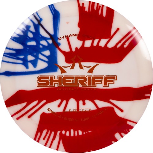 Dynamic Discs Lucid Sheriff MyDye American Flag Disc - Dynamic Discs