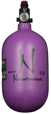 Ninja 68ci 4500psi HPA Tank Dura Purple - Ninja Paintball