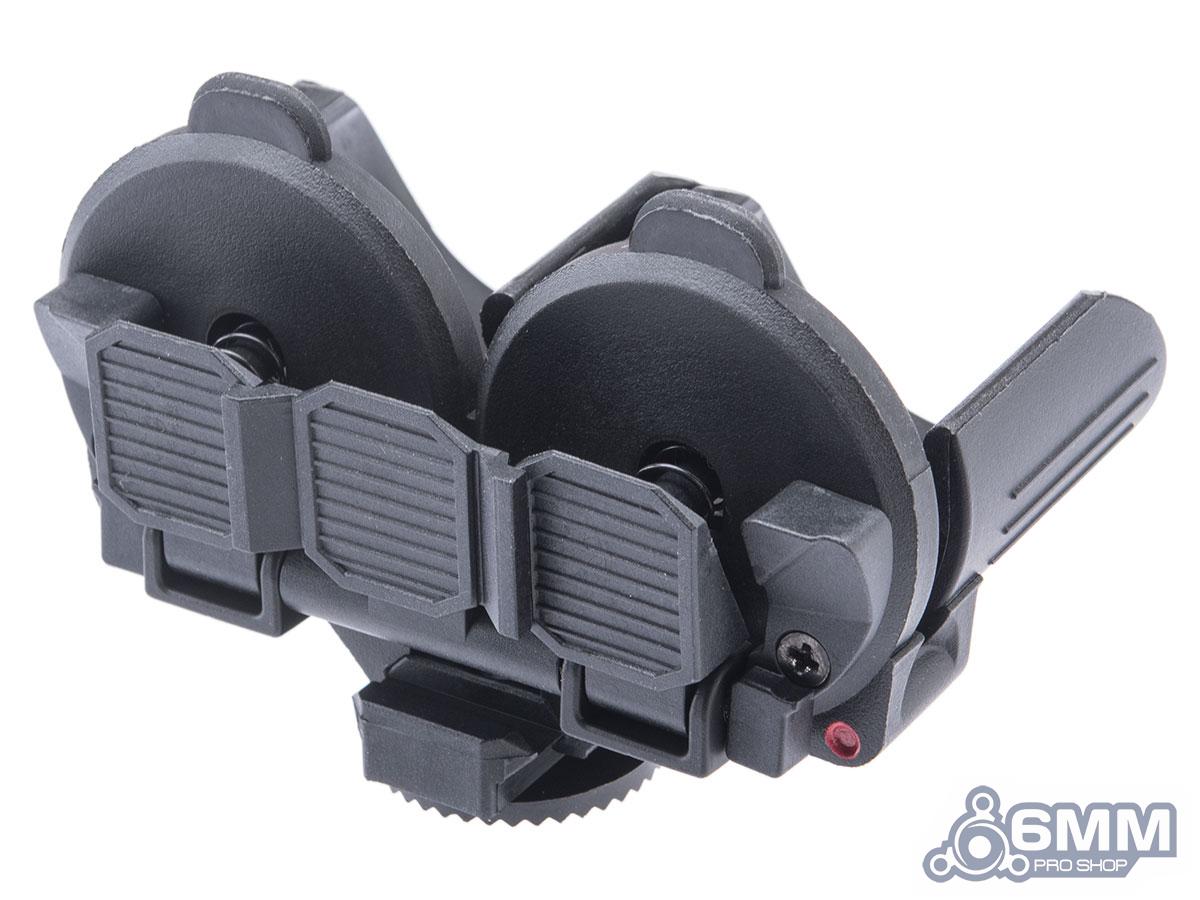 6mmProShop Compact Rail-Mounted Grenade Launcher for Airsoft - Double