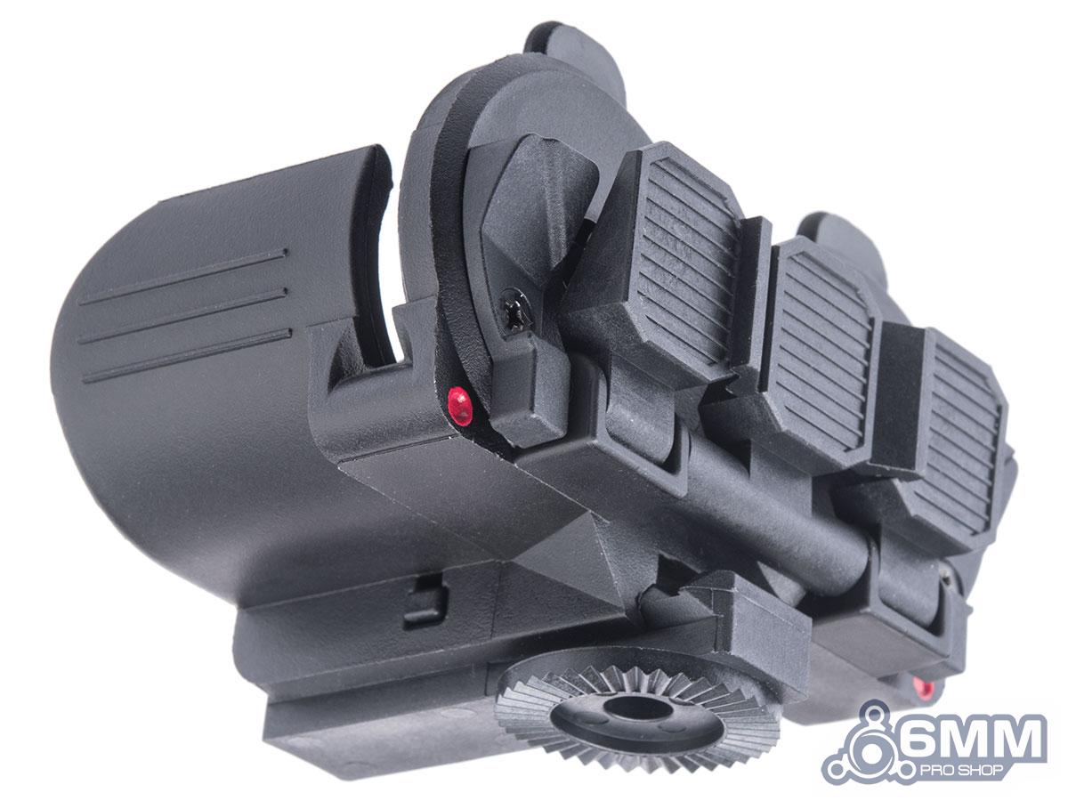 6mmProShop Compact Rail-Mounted Grenade Launcher for Airsoft - Double