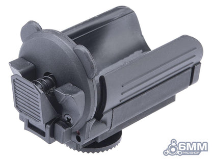 6mmProShop Compact Rail-Mounted Grenade Launcher for Airsoft - Single