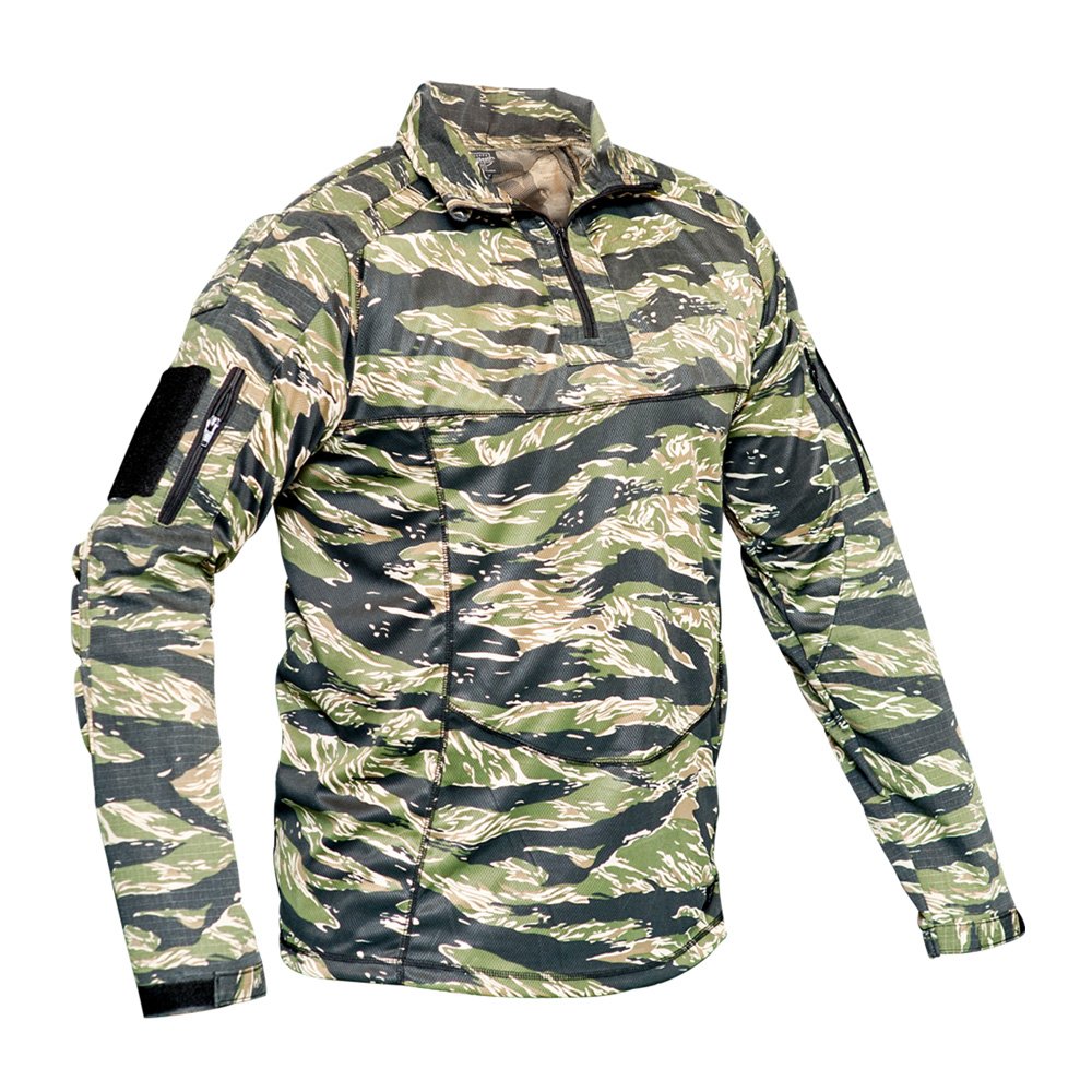 Valken VTac Tango Paintball Jersey Combat Shirt Tiger Stripe Medi