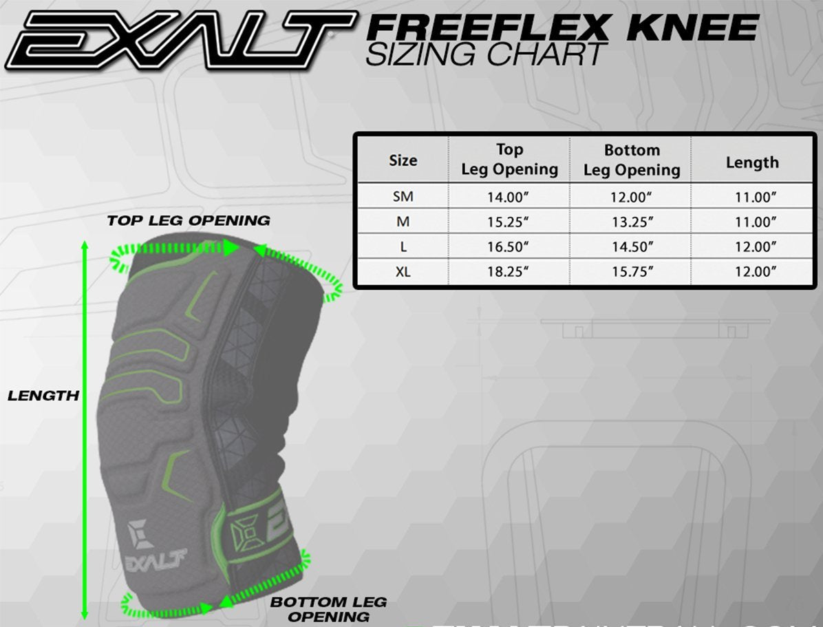 Exalt FreeFlex Knee Pads - Black - Small - Exalt