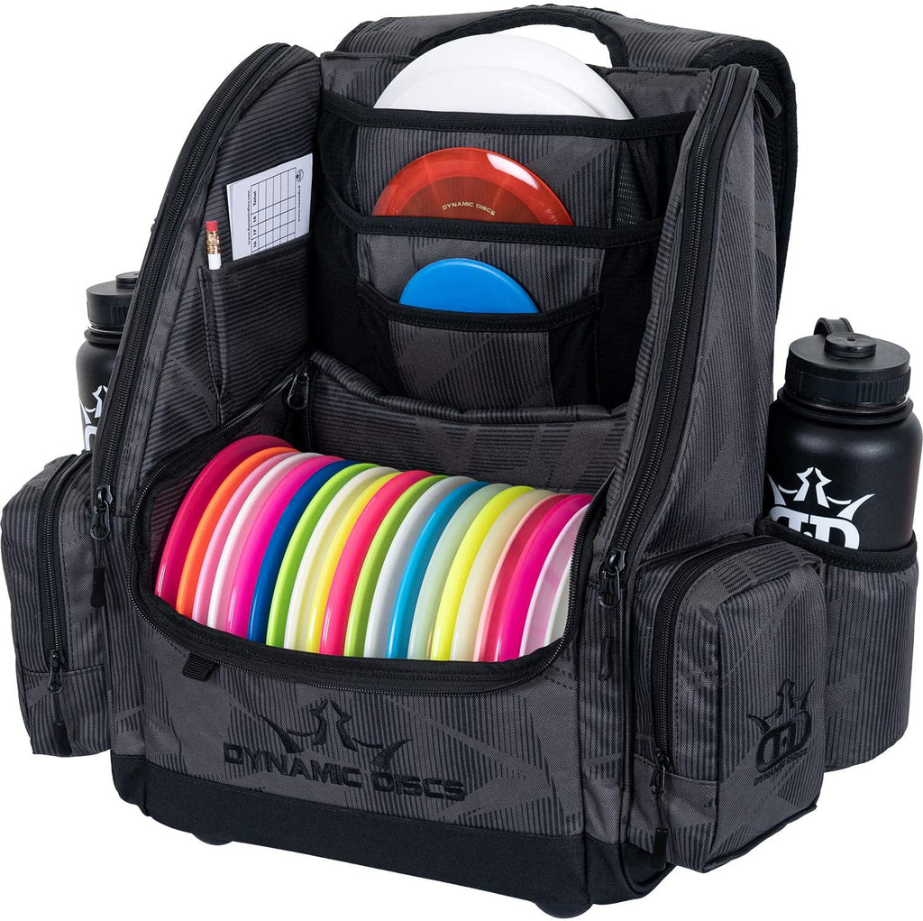 Dynamic Discs Commander Backpack Disc Golf Bag Graphite Hex