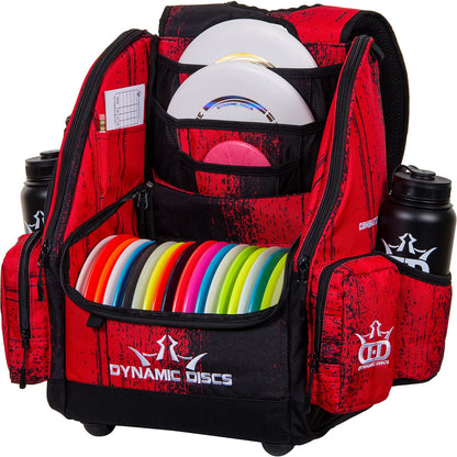 Dynamic Discs Combat Commander Backpack Disc Golf Bag - Atomic Red