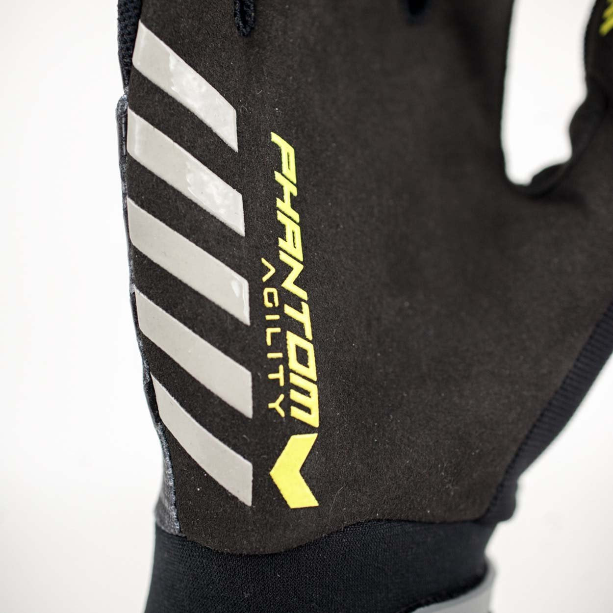 Valken Phantom Agility Full Finger Gloves - Grey/Black - XL - Valken Paintball