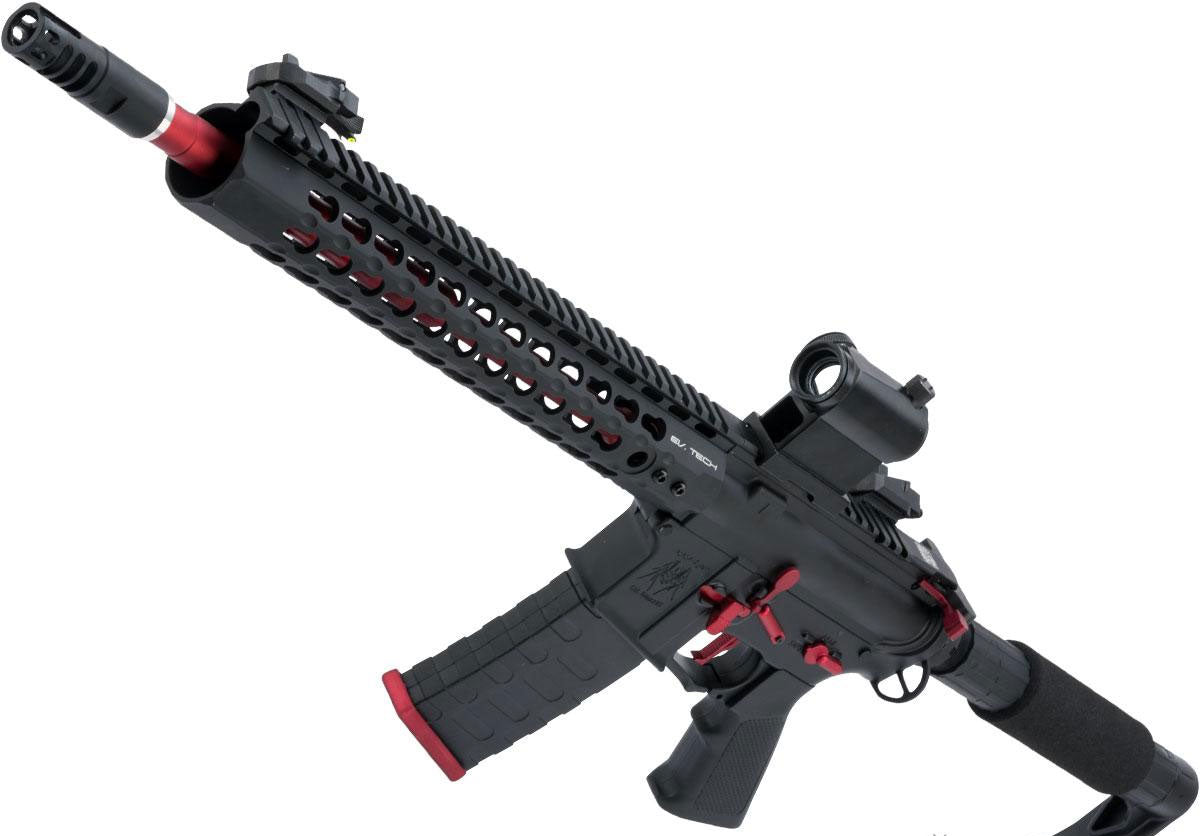 APS ASR115X Three Gun Custom 2.0 eSilverEdge AEG Rifle (Color: Red & Black)