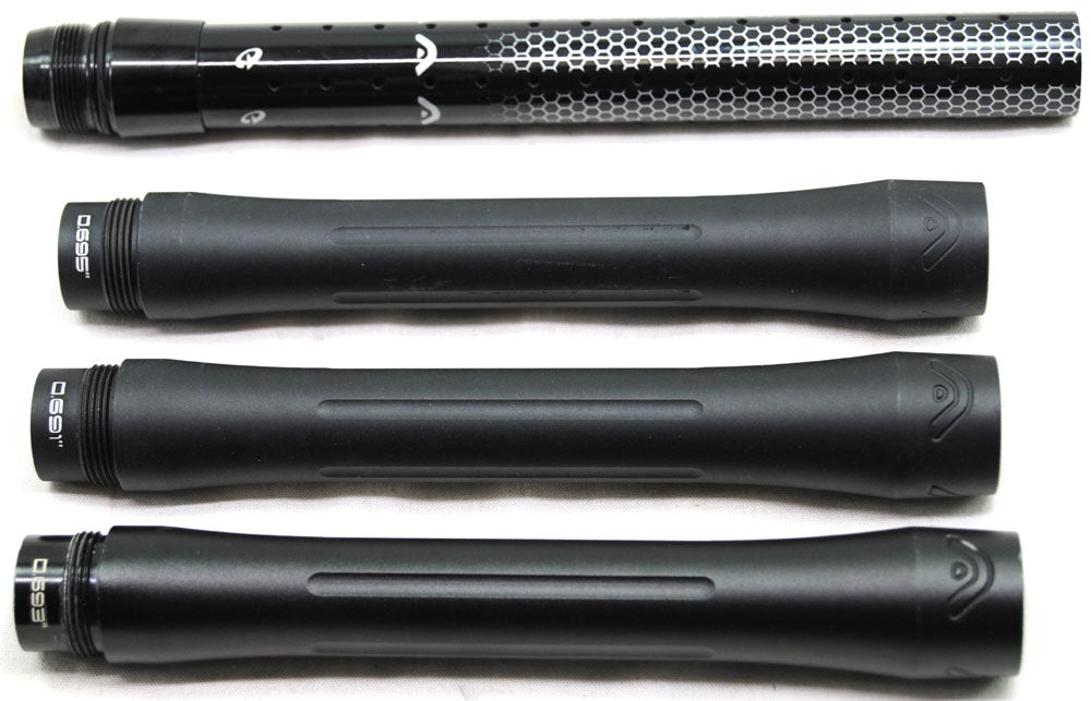 Used Angel A1 Fly Carbon Barrel Kit - Black/Dust - Angel Paintball Sports