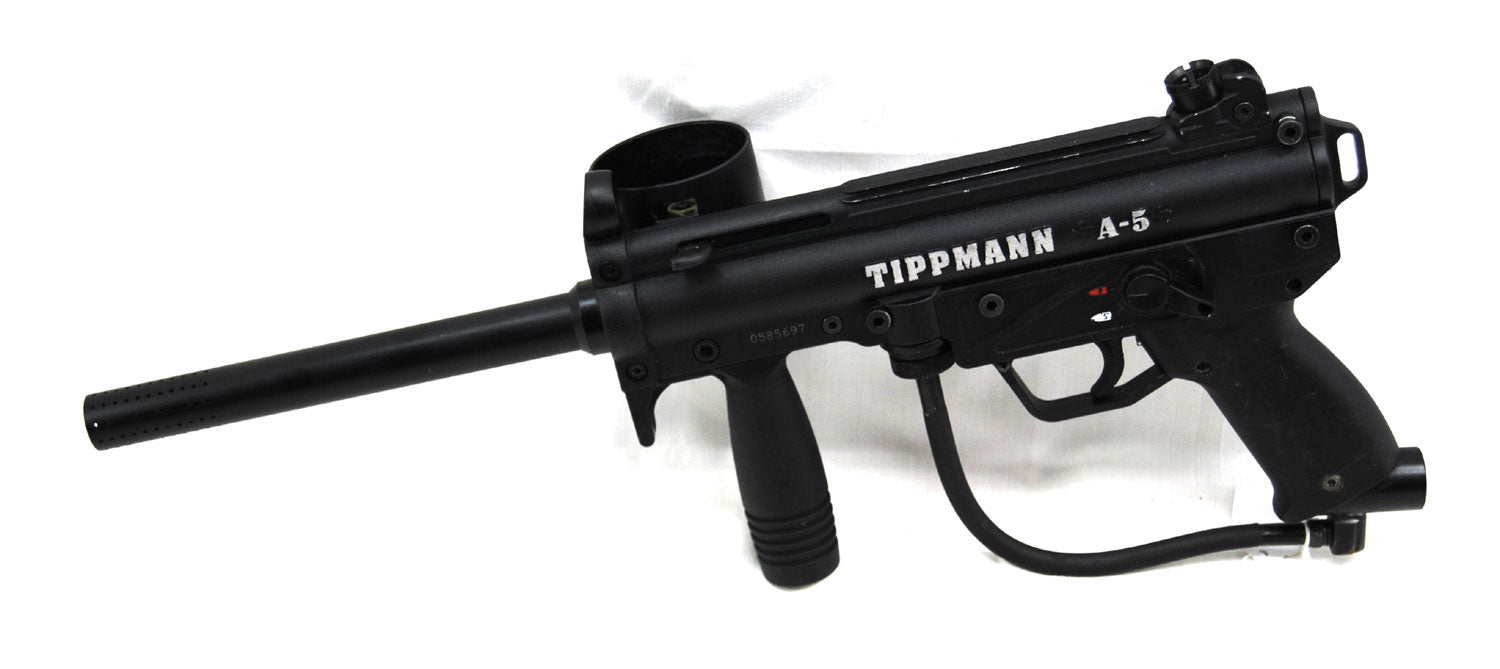 Used Tippmann A5 with Cyclone Feed System - Tippmann Sports