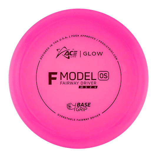 Prodigy Ace Line F Model OS Distance Driver Disc - Basegrip Glow Plastic
