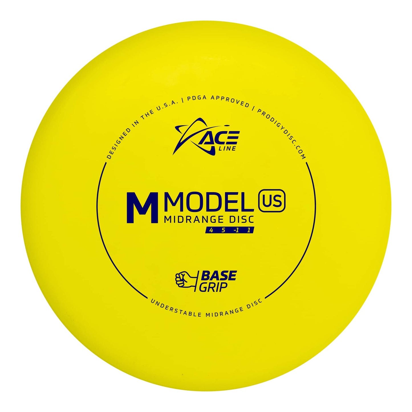 Prodigy Ace Line M Model US Midrange Disc - Basegrip Plastic