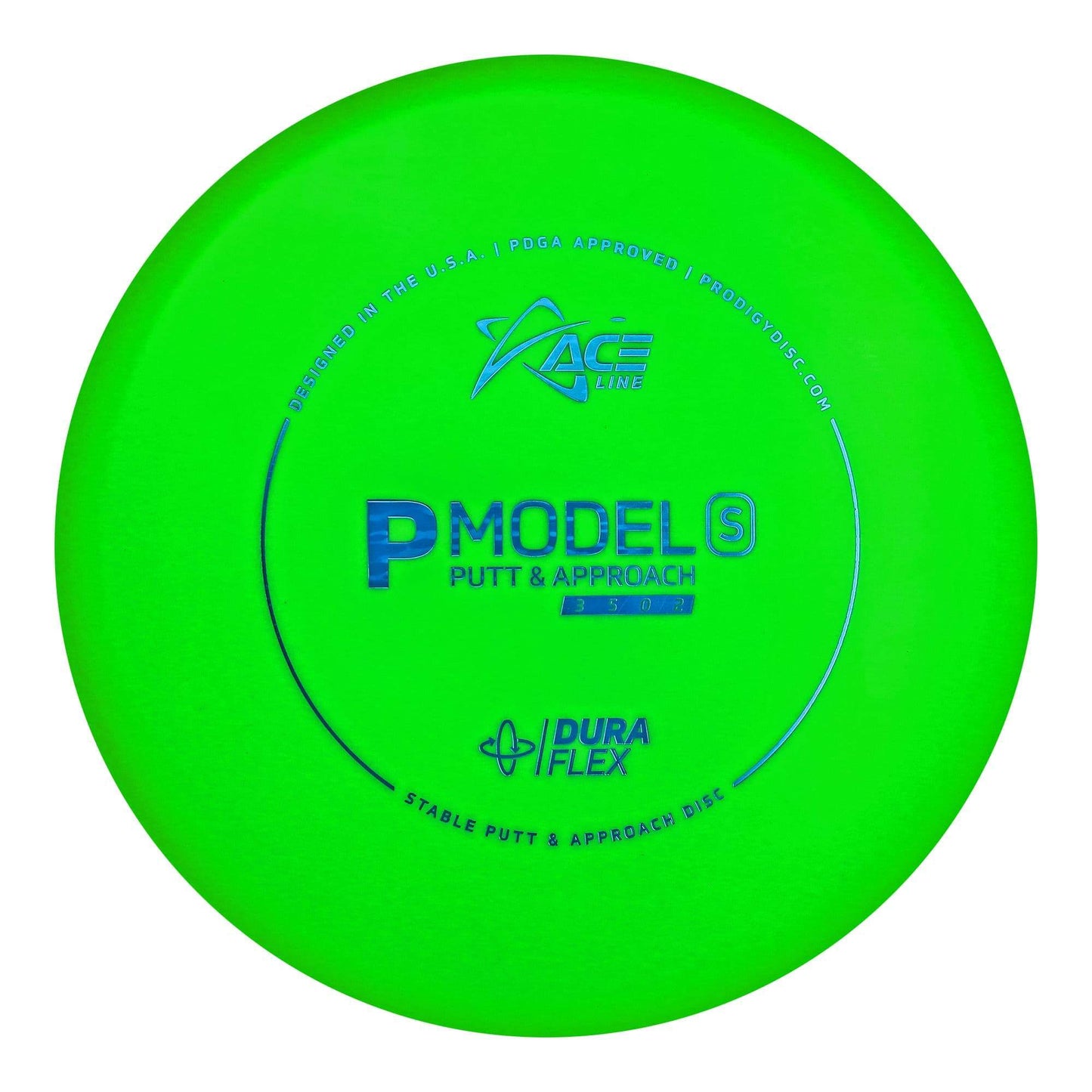 Prodigy Ace Line P Model S Putt & Approach Disc - Duraflex Glow Plastic