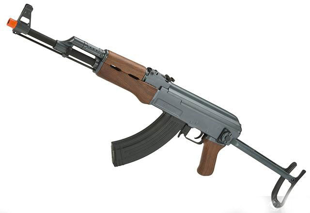 CYMA Standard AK47S Steel Under-Folding Stock Airsoft AEG Rifle w/ Real Wood Furniture - Evike