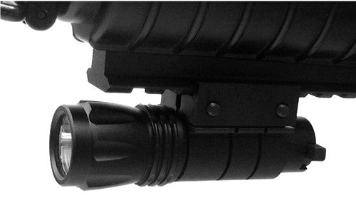 Pistol &amp; Rifle LED Flashlight / Weaver Mount - NC Star