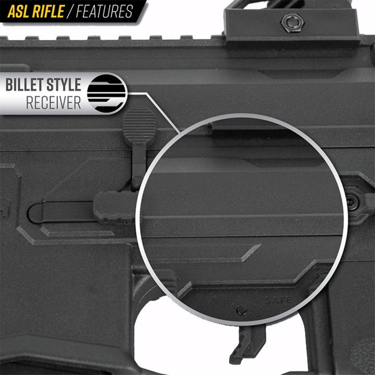Valken Tactical ASL+ Series AEG Romeo Airsoft Rifle - Black