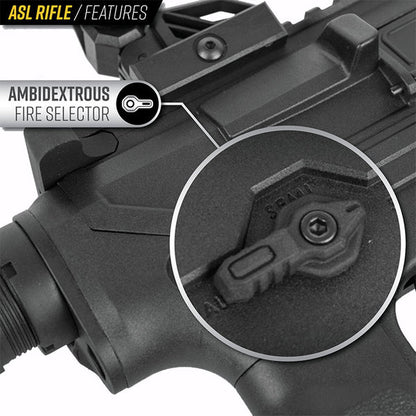 Valken Tactical ASL Series AEG Kilo Airsoft Rifle - Black - Valken