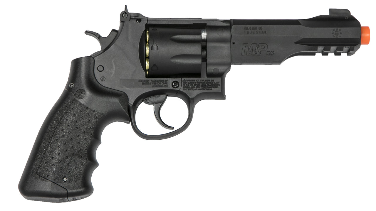KWC Smith &amp; Wesson M&amp;P R8 Co2 Airsoft Revolver - Black - Elite Force
