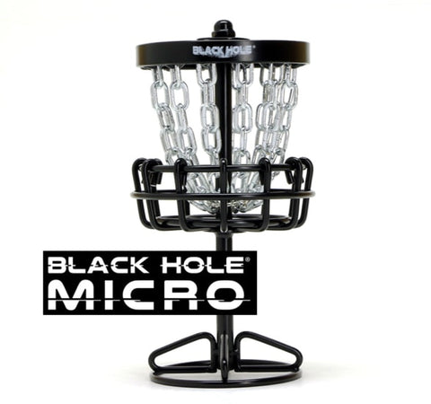 MVP Black Hole Micro Disc Golf Target (Basket) - Black