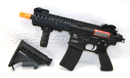Classic Army CA100M M4 Pistol Full Metal AEG w/ 6-Position Collapsible Stock Combo - Classic Army