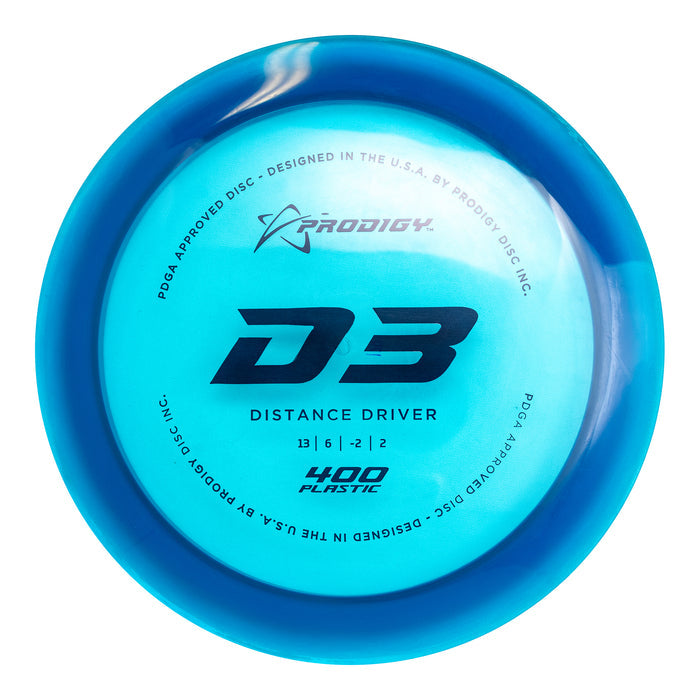Prodigy D3 Distance Driver Disc - 400 Plastic
