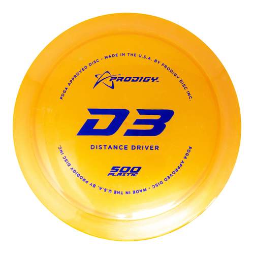 Prodigy D3 Distance Driver Disc - 500 Plastic