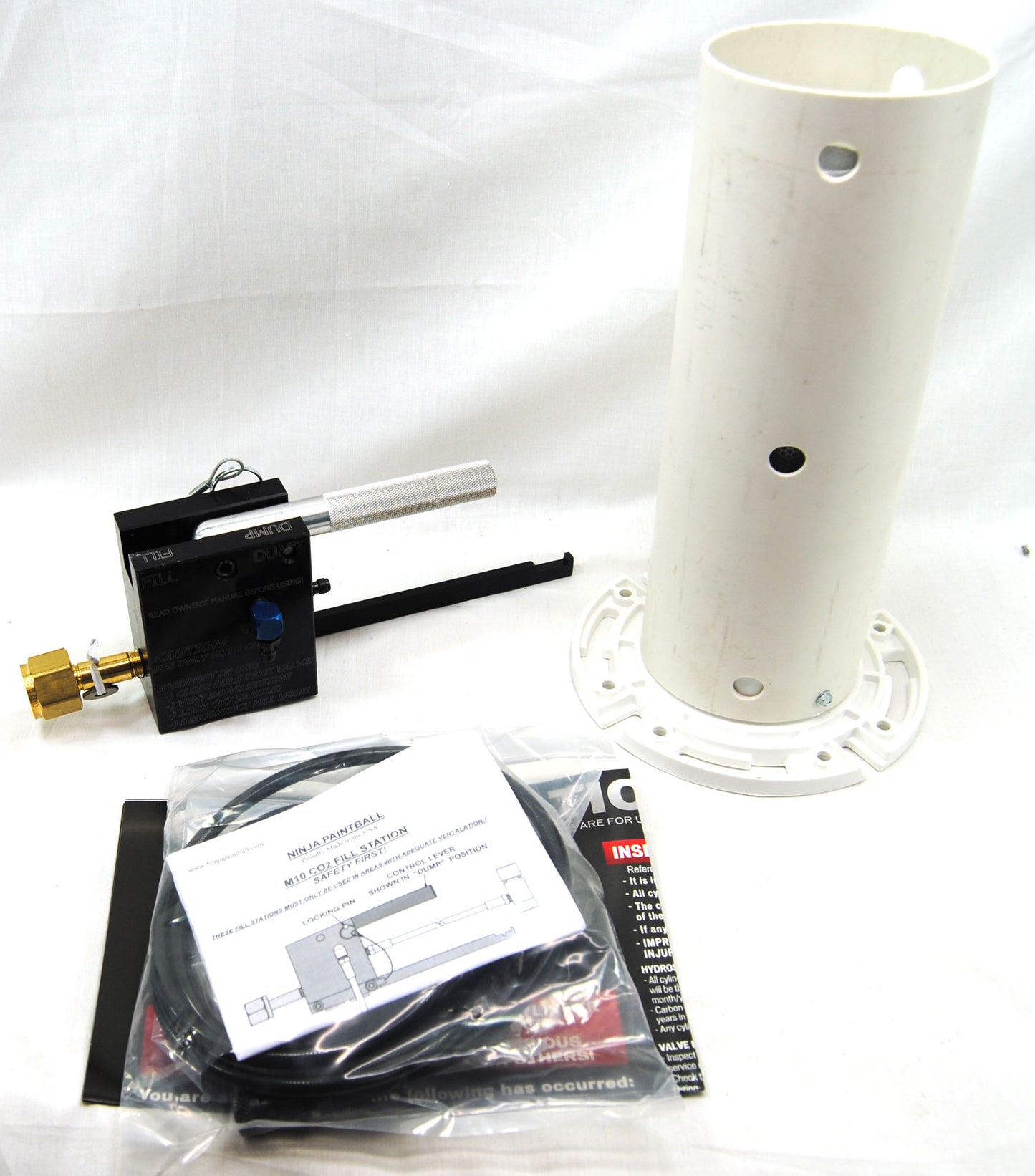 Ninja Paintball M10 CO2 Professional Fill Station with Muffler PB