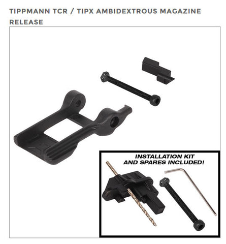 NEW Exalt Ambidextrous Release for TiPX &amp; TCR Paintball Markers Mag Fed Release - Exalt