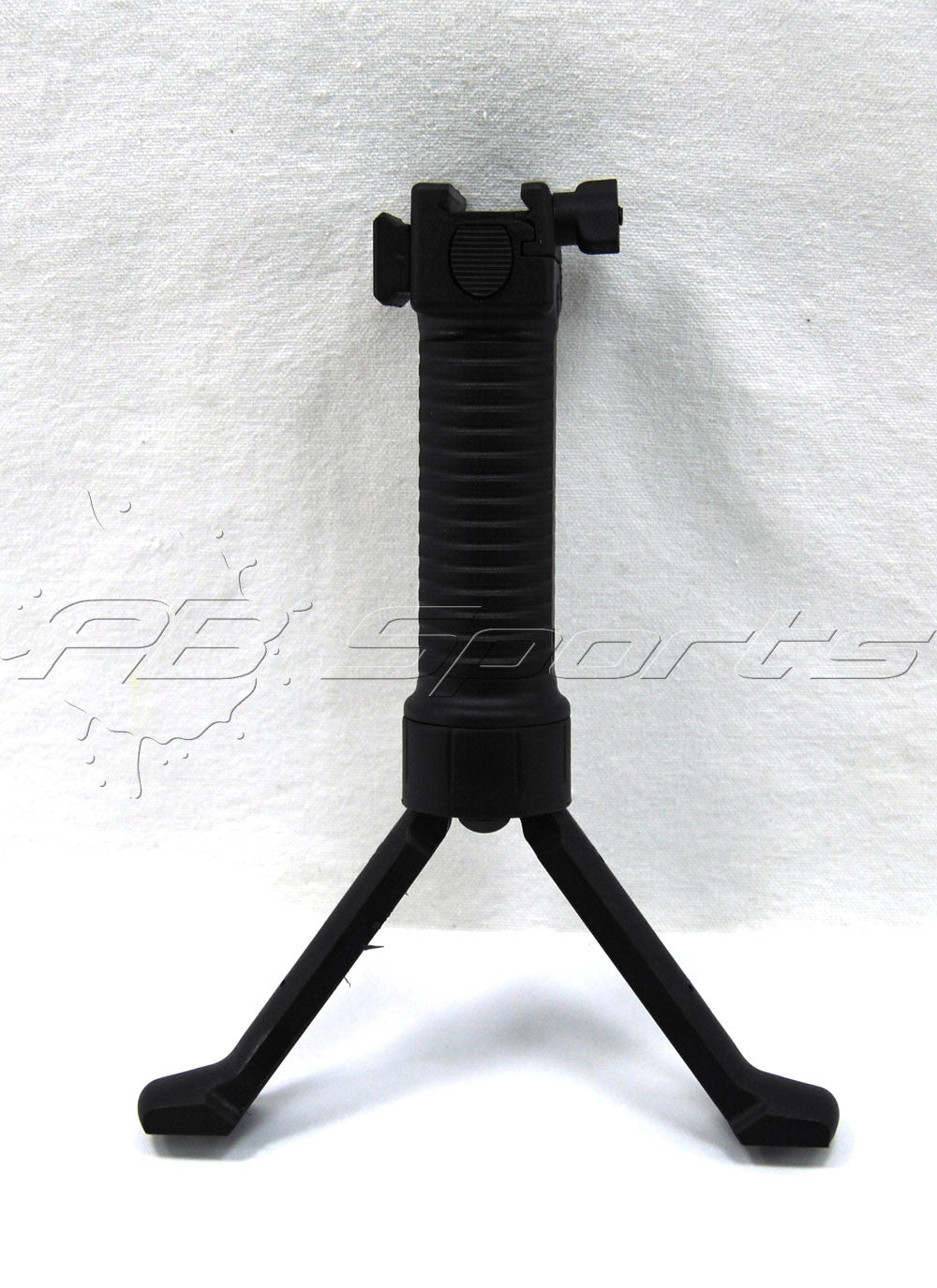 TacFire Heavy Duty Black Paintball Airsoft Bipod with Grip Tactical Scenarios - TACFIRE