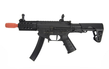 King Arms PDW 9mm SBR Airsoft AEG Rifle w/ M-LOK - Black - Evike