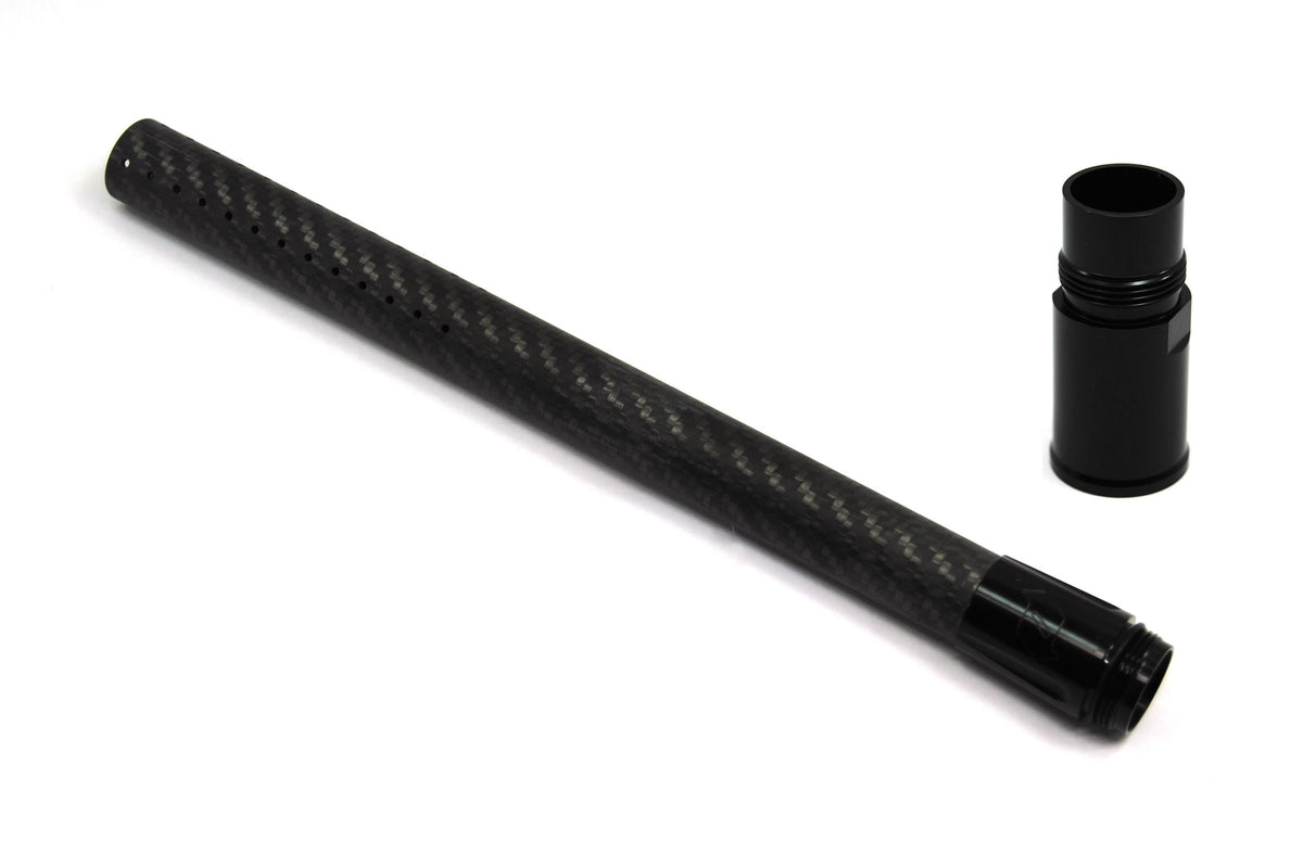 Deadlywind Carbon Fiber Null Barrel - 14 Inch Autococker Thread Paintball Barrel | Lightweight & Accurate