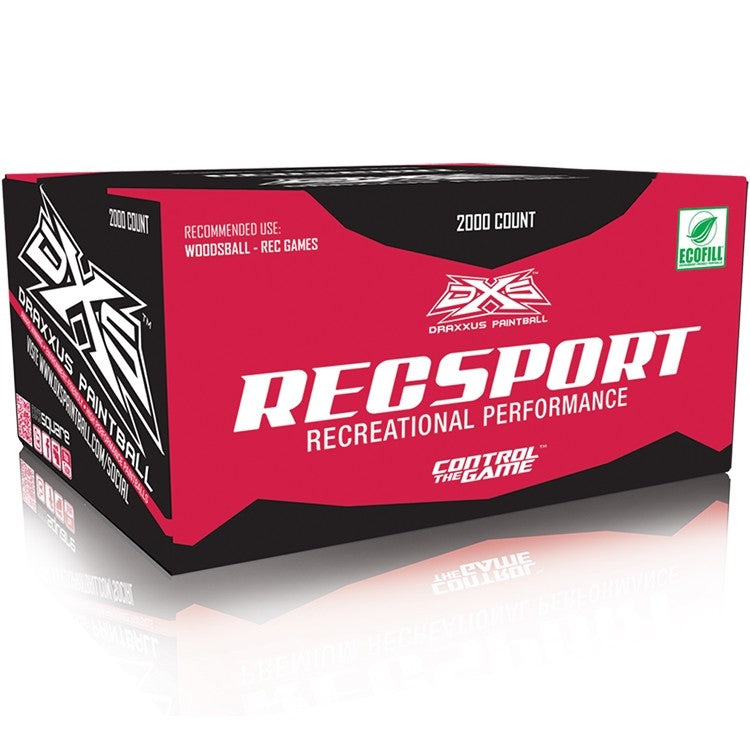 Draxxus Paintball Recsports Paintballs 2000 Count PB Sports LLC
