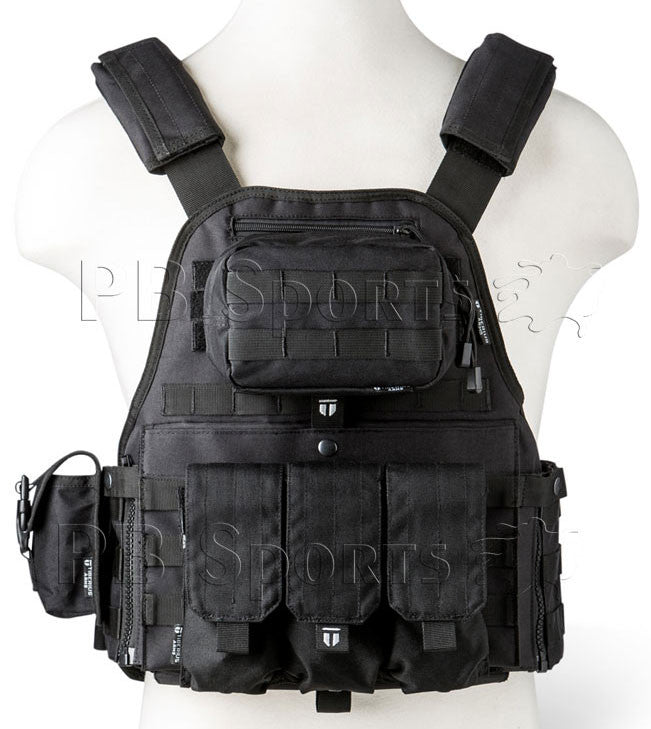 Tiberius Arms EXO Assault Tactical Vest Black - Tiberius Arms
