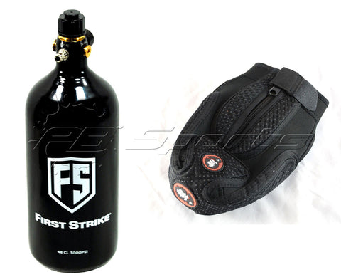 First Strike 48/3000 HPA Nitrogen Tank Guerrilla Air Tank Cover Combo - Tiberius Arms