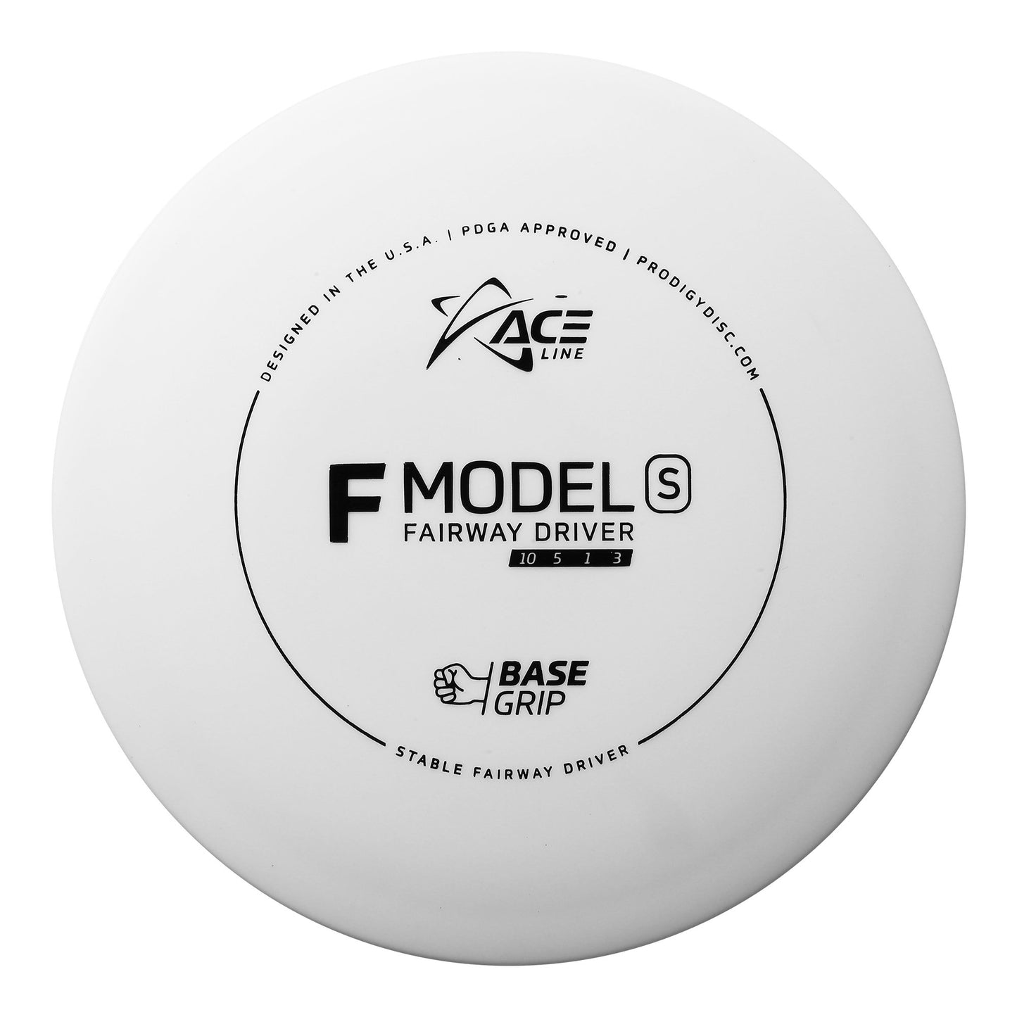 Prodigy Ace Line F Model S Distance Driver Disc - Basegrip Glow Plastic