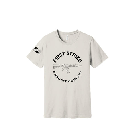 First Strike T-Shirt - Vintage White