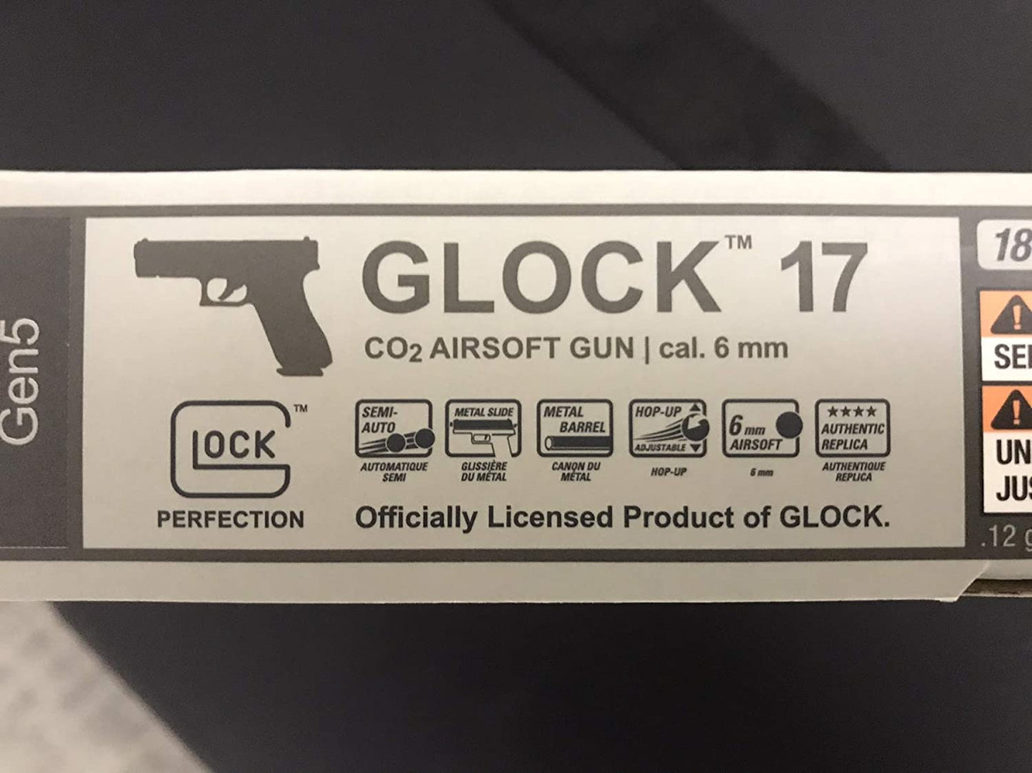 Umarex Elite Force Glock 17 Gen 5 CO2 Half Blowback Airsoft Pistol
