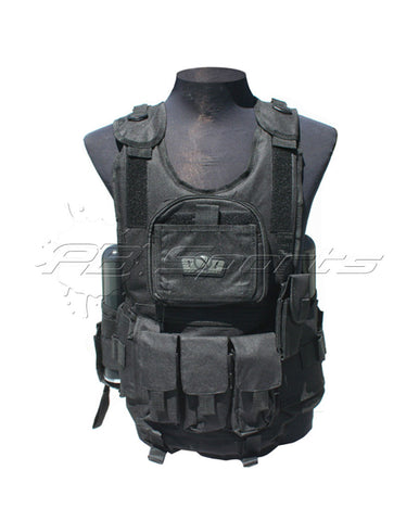 GxG Tactical Paintball Vest - Black - GxG