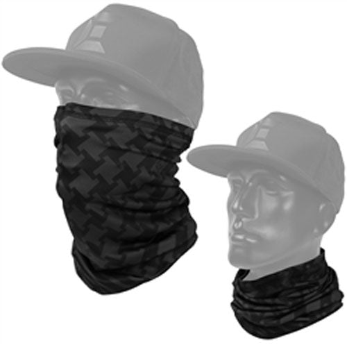 Exalt Neck Gaiter Mask / Face Cover - Charcoal Keffiyeh - Exalt