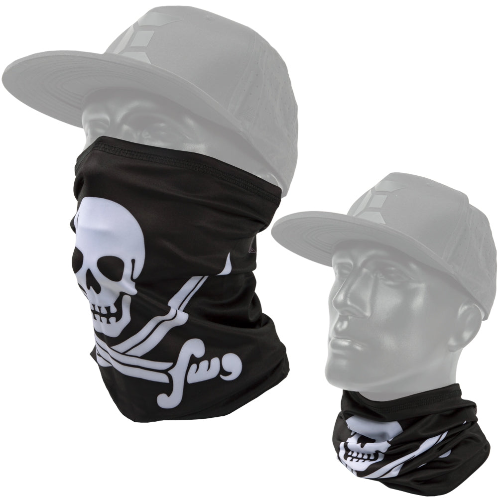 Exalt Neck Gaiter Mask / Face Cover - Jolly Roger Pirate - Exalt