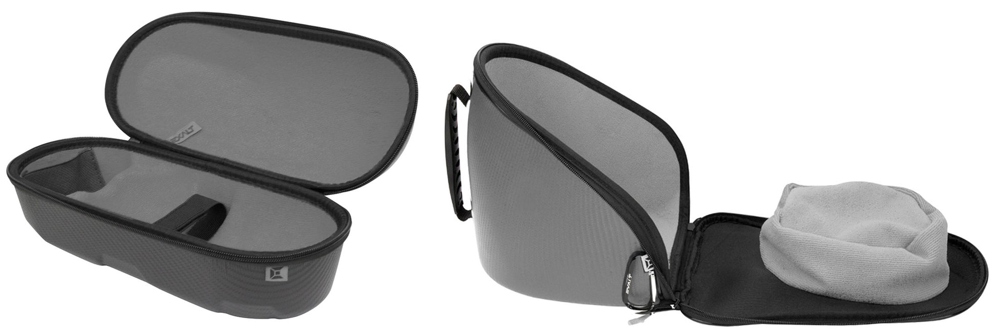 Exalt Universal Carbon V3 Goggle &amp; Tank Case - Charcoal Grey - Exalt